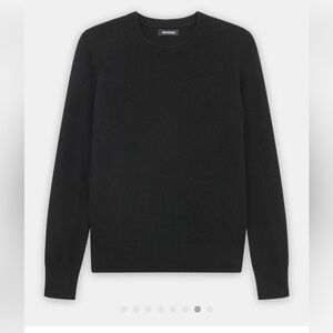 NAADAM black cashmere crew neck sweater